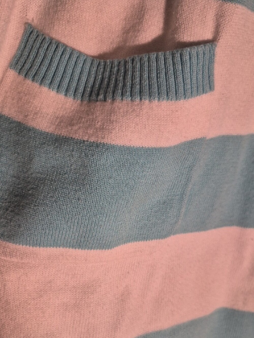 GAP White and Light Blue Striped Kids Sweater - Picture 5 of 8